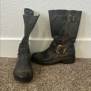 Sonoma Brown Combat & Moto Boots